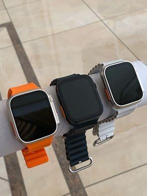 Смарт  часы Белые L8 Ultra Max 49 mm 1:1 Apple Watch! AMOLED.Премиум качество. Есть винты и фиксатор ремешка