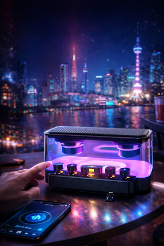 Бездротова Bluetooth-колонка з RGB-підсвічуванням Z6