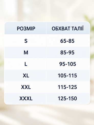 Ортопедичний корсет для підтримки спини / Пояс-корсет з ребрами жорсткості / Пояс для попереку