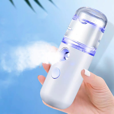 Зволожувач для шкіри обличчя Nano Mist Soraver/ Нано-розпилювач/ Зволожувачі повітря, Блакитний