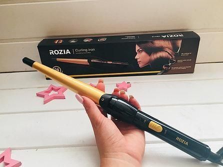 Плойка Конусная Rozia Hr-713 Плойка для локонов Rozia Конусная Плойка Керамическое Покрытие