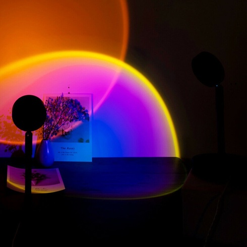Проекционный светильник торшер заката и рассвета Sunset Lamp