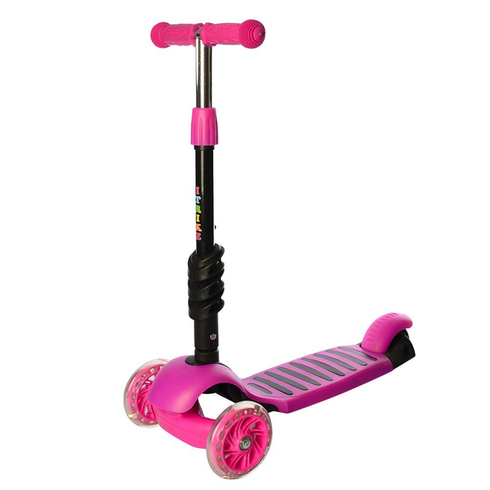 Дитячий самокат Best Scooter 3в1 рожевий