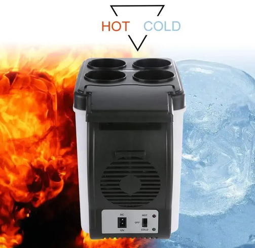 Автомобільний міні-холодильник Cooling and Warming Refrigerator 6L, Холодильник для машини