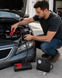Автомобільний пусковий пристрій для акумулятора JUMP STARTER 69800mah + Компрессор / Пусковий пристрій для авто / Бустер