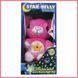 Мягкая игрушка ночник-проектор звездного неба Star Bellу Dream Lites Puppy Розовый Медведь