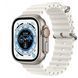 Смарт  часы Белые L8 Ultra Max 49 mm 1:1 Apple Watch! AMOLED.Премиум качество. Есть винты и фиксатор ремешка
