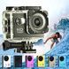 Екшн камера HD Action A7 з набором кріплень та боксом для підводної зйомки 1080p, Черный