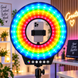 Світлодіодна LED лампа MJ-451 / Світлодіодна LED лампа для селфі / Кільцева лампа RGB 45 см з USB підключенням