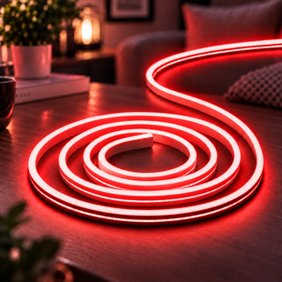 Силиконовая лента 2M / NEON светодиодная лента / Водонепроницаемая лента неон Красный