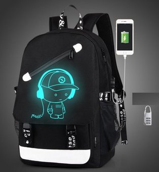 Рюкзак Senkey & Style Music с USB светящийся в темноте