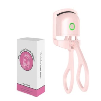 Электрический USB-зажим для завивки ресниц, Розовый