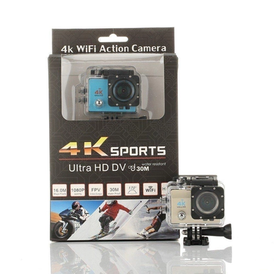 ЕКШН-КАМЕРА 4K Action Camera WI-FI 16 MPX WI-FI, Черный