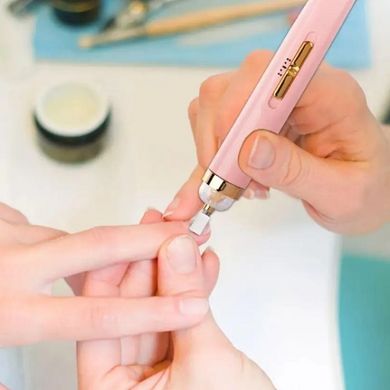 Портативний фрезер для манікюру Flawless Salon Nails, Рожевий