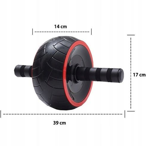 Колесо для преса JIANFULUN 151215 Red-Black / Ролик для пресса
