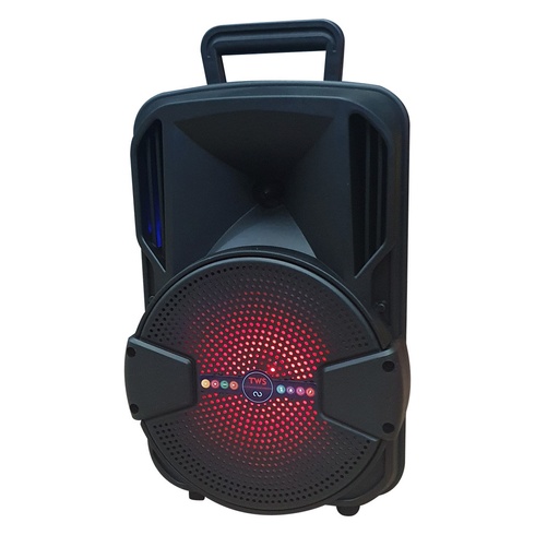 Портативна бездротова колонка ALP-801 Bluetooth колонка-валіза з мікрофоном та світломузикою