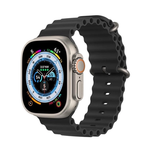 Смарт часы Черные L8 Ultra Max 49 mm 1:1 Apple Watch! AMOLED.Премиум качество. Есть винты и фиксатор ремешка
