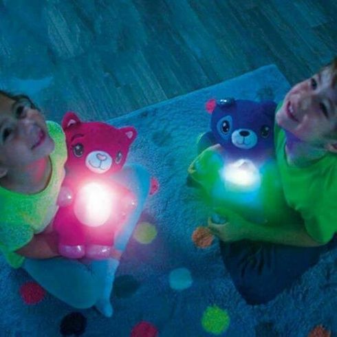 М'яка іграшка нічник-проектор зоряного неба Star Bellу Dream Lites Pupp, Светло-розовый