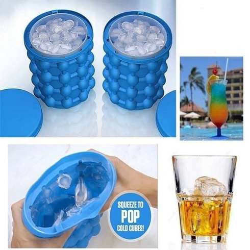 Форма відро для льоду Ice Cube Maker Genie для охолодження напоїв у пляшках