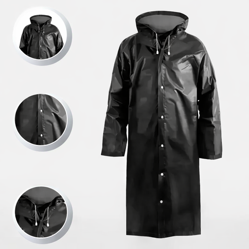 Плащ-дождевик с капюшоном  XL,XXL,XXXL