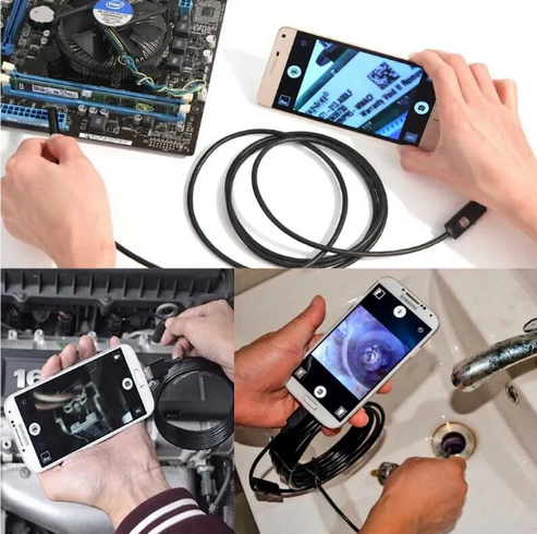 Камера Ендоскоп Android та PC Endoscope, гнучка USB-камера (100P) 2 м
