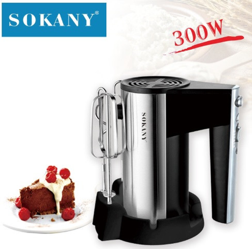 Миксер ручной Sokany CX-6629-2 300Вт, кухонный миксер