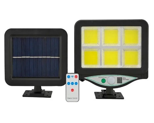 Ліхтар акумуляторний Solar Light BL BK128-4COB з пультом на сонячній батареї