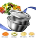 Багатофункціональний кухонний набір з нержавіючої сталі 3 в 1 Metal Basket Cutter