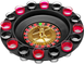 Рулетка зі стопками Drinking Roulette Set i3-90 алко рулетка казино на 16 чарок, Разноцветный