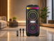 Портативная акустика ZXX-5505 / Переносная колонка LED-подсветкой USB/TF/FM/BT/AUX и микрофоном / Bluetooth колонка