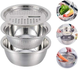 Багатофункціональний кухонний набір з нержавіючої сталі 3 в 1 Metal Basket Cutter