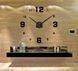 Настінний годинник 3D "DIY CLOCK" з цифрами від 60 до 120см Black