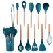 Набор кухонных принадлежностей силиконовый Kitchen Set RB-2239 синий(12 предметов)
