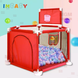 Детский манеж для развития IMBABY 6 секций - с забором для малышей - сухой бассейн для детских игр, для шаров или коврика