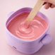 Воскоплав баночний силіконовий складаний Wax Warmer YSM-1002A 400 мл 100 Вт, Рожевий