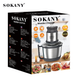 Овощерезка  блендер чоппер Sokany SK-7027 Измельчитель  с чашей 3 л 800 Вт мясорубка чоппер 2 режима скорости 4 лезвия