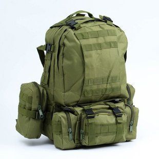 Рюкзак тактический с итогами Eagle B08 55 литр Хаки