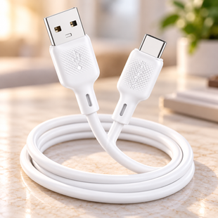 Кабель BOROFONE BX 113 SILICON 3A / Шнур USB-TYPE C / Кабель 1м