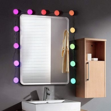 Подсветка для зеркала с пультом регулировкой яркости цвета Vanity Mirror Lights RGB разноцветная, Разноцветный