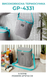 Термосумка (сумка-холодильник) с мягкой термоизоляцией 9л, Тёмно-серый