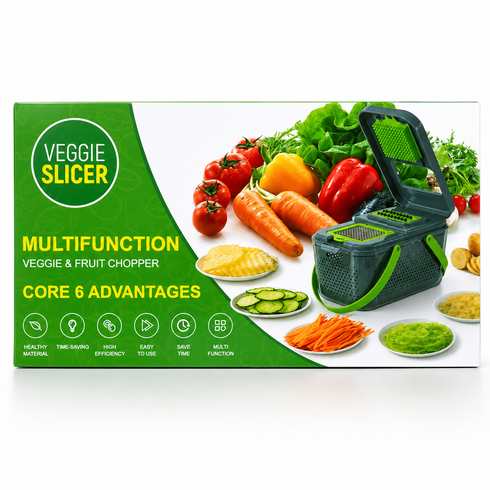 Овощерезка Мультислайсер vegetable cutter / Мультислайсер для овощей и фруктов / Механический ручной измельчитель