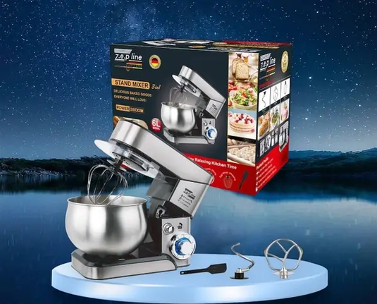Планетарный миксер тестомес Zepline ZP-105 из нержавеющей стали
