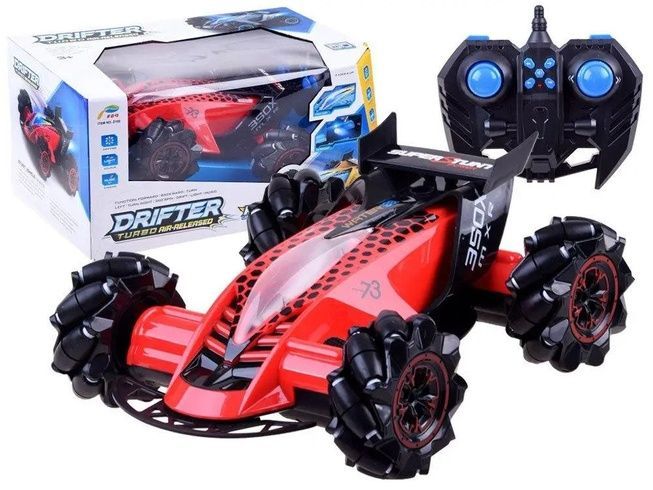 Машинка на радиоуправлении с подсветкой и паром Drifter Turbo, 20КМ/Ч на аккумуляторе