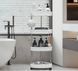 Кутовий стелаж для ванної кімнати 4 яруси, на коліщатках (85х28х22см),Corner storage rack