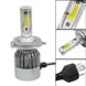 Світлодіодні автомобільні LED лампи C6 H4 12-24В, Сріблястий