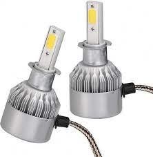 Комплект LED ламп C6 HeadLight H3 12v COB(5539), Сріблястий