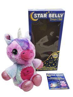 М'яка іграшка нічник-проектор зоряного неба Star Bellу Dream Lites Pupp, Разноцветный
