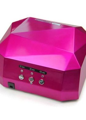 Лампа для ногтей 36W Diamond Pink, Розовый
