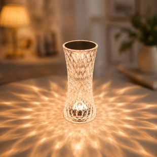 Светильник Led rjb HB-29 / Хрустальный проекционный светильник-ночник Crystal Table Lamp / Проекционный светильник-ночник