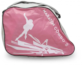 Сумка-рюкзак  рожева для роликів (ковзанів) Maraton